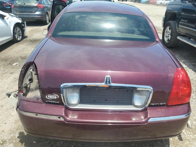 1LNHM83W36Y603911 - 2006 LINCOLN TOWN CAR DESIGNER BURGUNDY photo 6