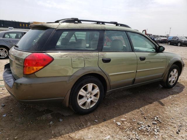 4S4BP61C057390558 - 2005 SUBARU LEGACY OUTBACK 2.5I GREEN photo 3