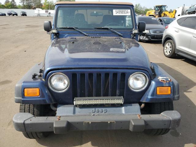 1J4FA29144P749566 - 2004 JEEP WRANGLER / SE BLUE photo 5