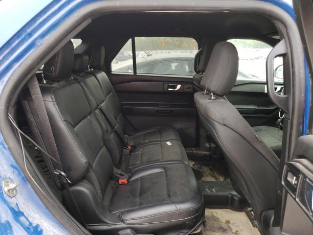 1FM5K8AB8LGA20437 - 2020 FORD EXPLORER POLICE INTERCEPTOR BLUE photo 6