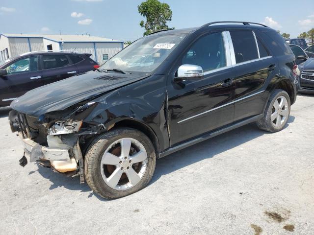 4JGBB8GB1BA734745 - 2011 MERCEDES-BENZ ML 350 4MATIC BLACK photo 1