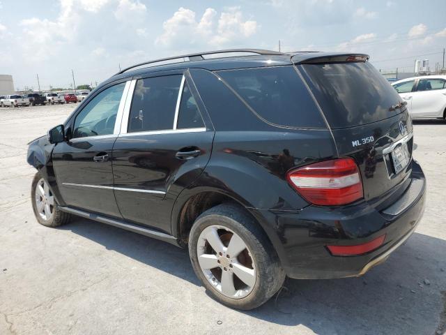 4JGBB8GB1BA734745 - 2011 MERCEDES-BENZ ML 350 4MATIC BLACK photo 2