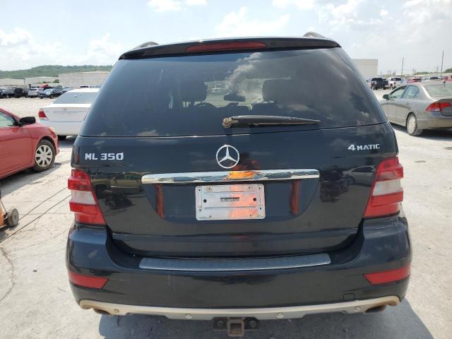 4JGBB8GB1BA734745 - 2011 MERCEDES-BENZ ML 350 4MATIC BLACK photo 6