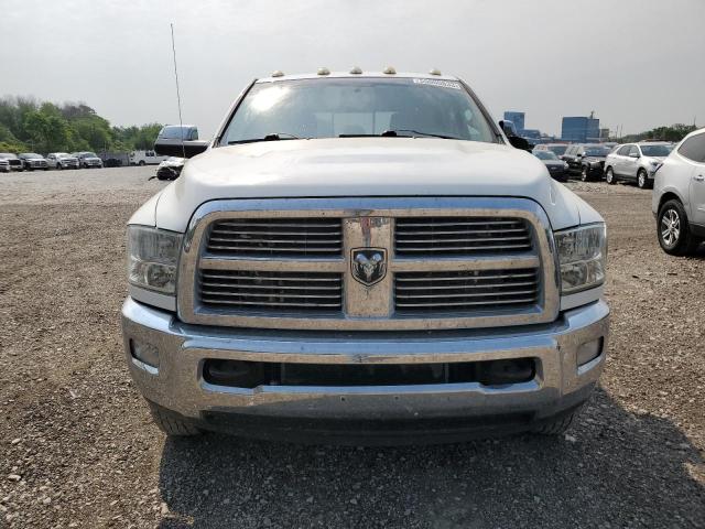 3C63DRJL7CG108119 - 2012 DODGE RAM 3500 LARAMIE WHITE photo 5