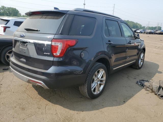 1FM5K8D82HGD38612 - 2017 FORD EXPLORER XLT GRAY photo 3