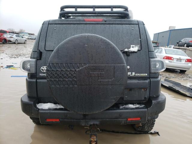 JTEBU11F670006283 - 2007 TOYOTA FJ CRUISER BLACK photo 6