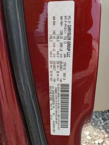 2C4RC1BG4DR653750 - 2013 CHRYSLER TOWN & COU TOURING 红色 照片 13