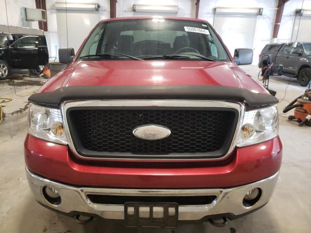 1FTPX14VX7NA75324 - 2007 FORD F150 RED photo 5