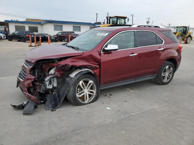 2GNFLGE31H6118842 - 2017 CHEVROLET EQUINOX PREMIER MAROON photo 1