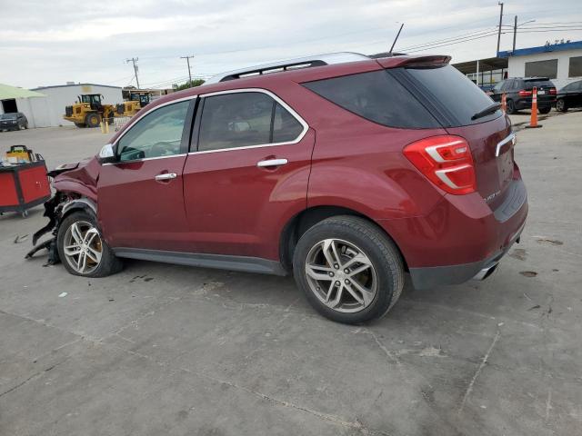 2GNFLGE31H6118842 - 2017 CHEVROLET EQUINOX PREMIER MAROON photo 2