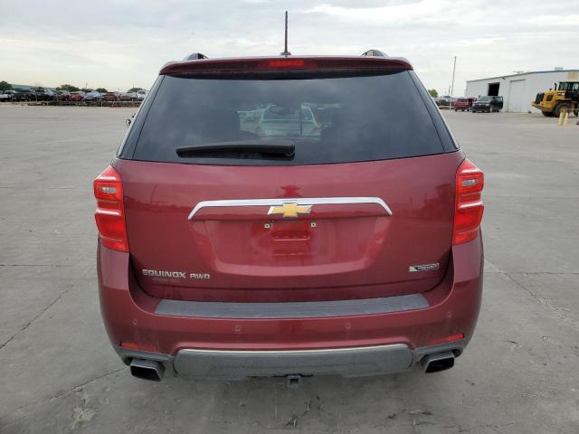 2GNFLGE31H6118842 - 2017 CHEVROLET EQUINOX PREMIER MAROON photo 6