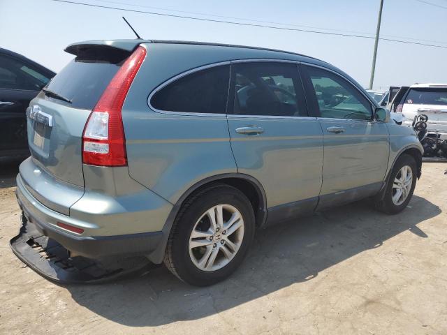 5J6RE3H77AL003970 - 2010 HONDA CR-V EXL BLUE photo 3