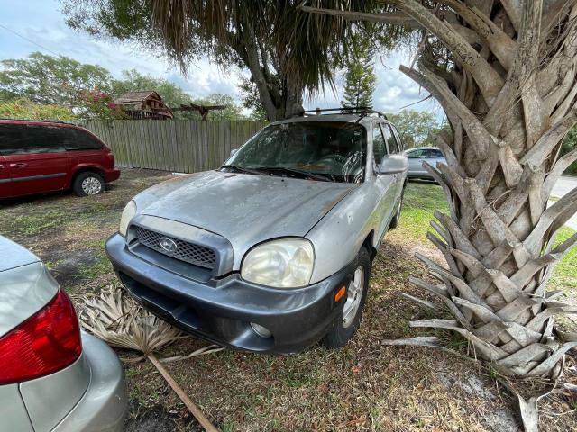 KM8SC83D81U124858 - 2001 HYUNDAI SANTA FE GLS GRAY photo 2