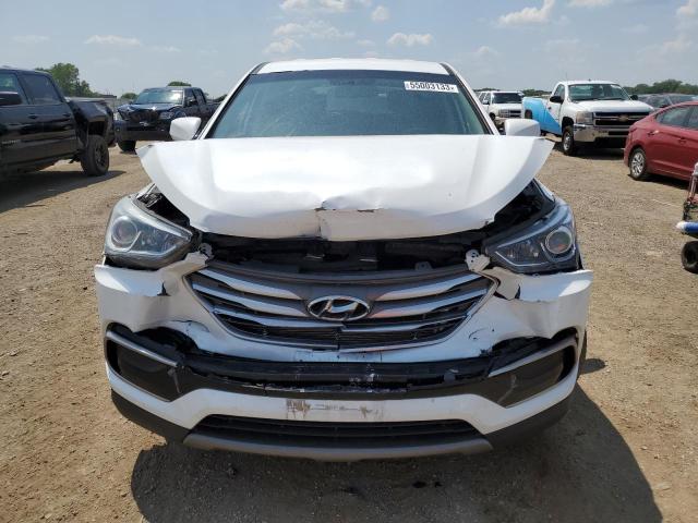 5NMZTDLBXHH004510 - 2017 HYUNDAI SANTA FE S WHITE photo 5