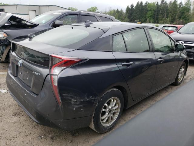 JTDKARFU4H3046607 - 2017 TOYOTA PRIUS GRAY photo 3