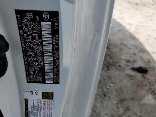 JTKJF5C78F3095531 - 2015 TOYOTA SCION TC 白色 照片 13