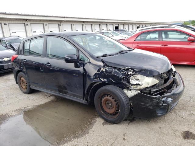 3N1BC13E07L362309 - 2007 NISSAN VERSA S BLACK photo 4