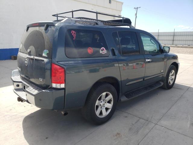 5N1AA08B36N717278 - 2006 NISSAN ARMADA SE GREEN photo 3