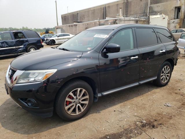 5N1AR2MM6EC615561 - 2014 NISSAN PATHFINDER S BLACK photo 1