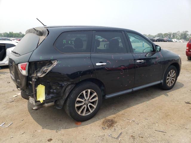 5N1AR2MM6EC615561 - 2014 NISSAN PATHFINDER S BLACK photo 3
