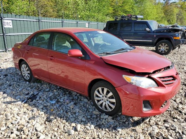 2T1BU4EE7DC967905 - 2013 TOYOTA COROLLA BASE RED photo 4