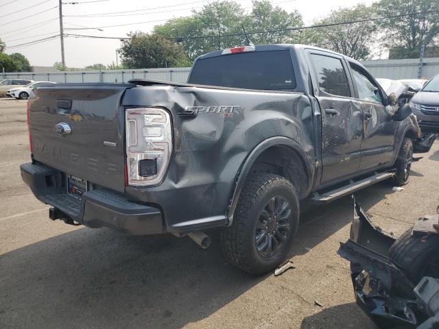 1FTER4FH0KLB02853 - 2019 FORD RANGER XL GRAY photo 3