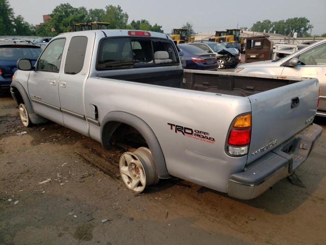 5TBBT4413YS029066 - 2000 TOYOTA TUNDRA ACCESS CAB SILVER photo 2