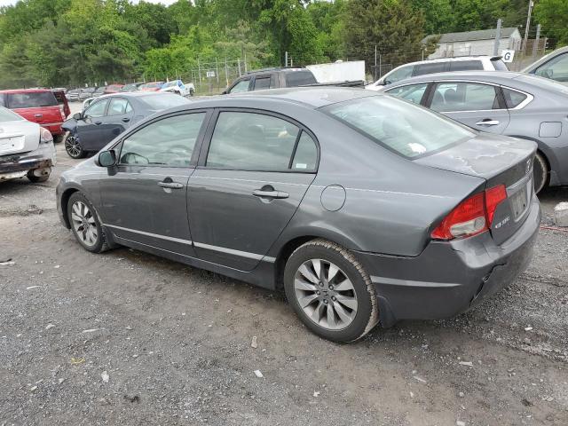 2HGFA15859H511905 - 2009 HONDA CIVIC EX GRAY photo 2