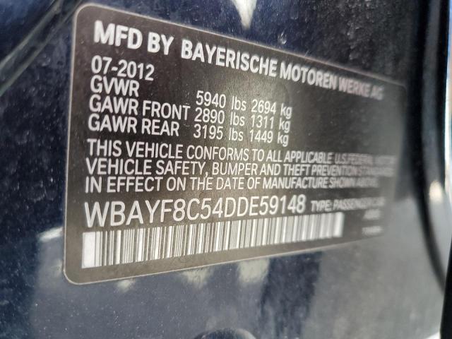 WBAYF8C54DDE59148 - 2013 BMW 750 LXI BLACK photo 13