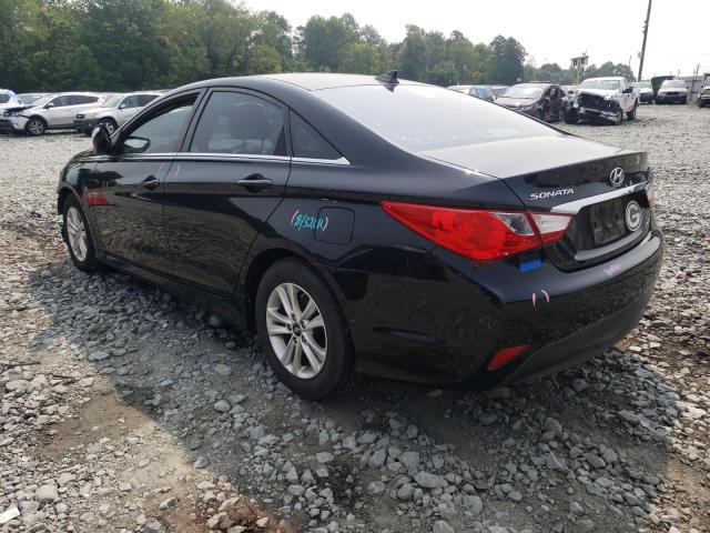 5NPEB4AC9EH918579 - 2014 HYUNDAI SONATA GLS BLACK photo 2