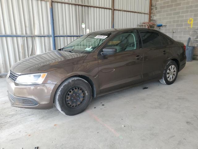 3VW1K7AJ8EM372413 - 2014 VOLKSWAGEN JETTA BASE 棕色 照片 1