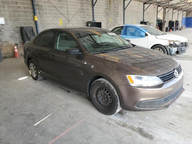 3VW1K7AJ8EM372413 - 2014 VOLKSWAGEN JETTA BASE 棕色 照片 4