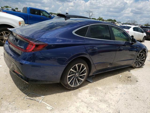 5NPEH4J27MH068522 - 2021 HYUNDAI SONATA LIMITED BLUE photo 3