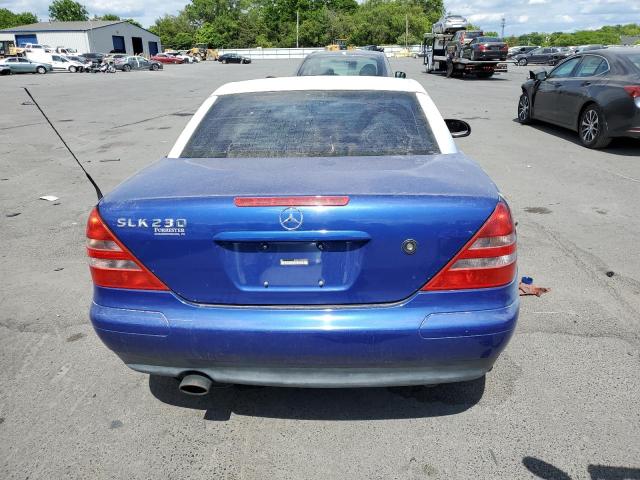 WDBKK47F4XF082275 - 1999 MERCEDES-BENZ SLK 230 KOMPRESSOR BLUE photo 6