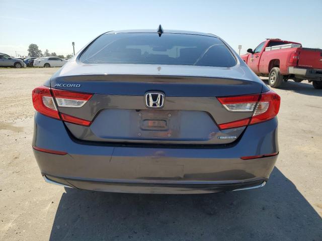 1HGCV3F14NA008430 - 2022 HONDA ACCORD HYBRID GRAY photo 6