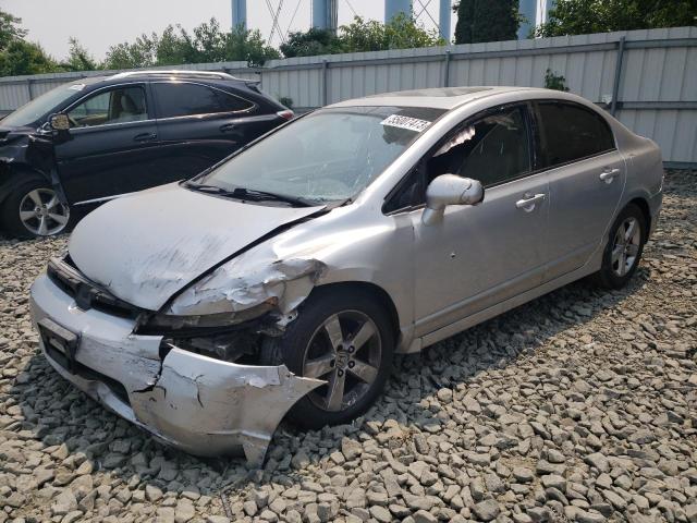 2HGFA16938H340836 - 2008 HONDA CIVIC EXL ვერცხლისფერი ფოტო 1