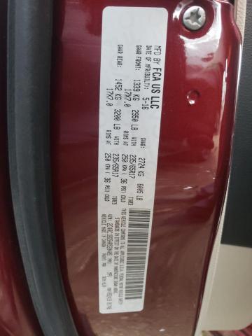 2C4RC1BG5HR520405 - 2017 CHRYSLER PACIFICA TOURING L BURGUNDY photo 13