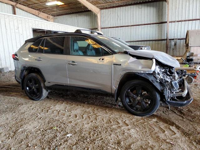 4T3E6RFV0MU027681 - 2021 TOYOTA RAV4 XSE SILVER photo 4