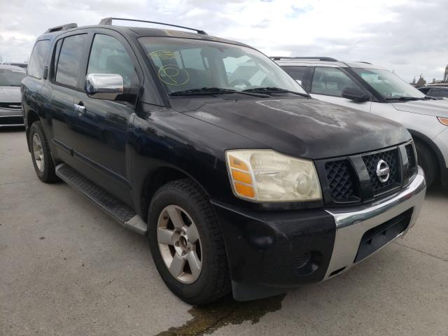 5N1AA08A24N745707 - 2004 NISSAN ARMADA SE BLACK photo 1