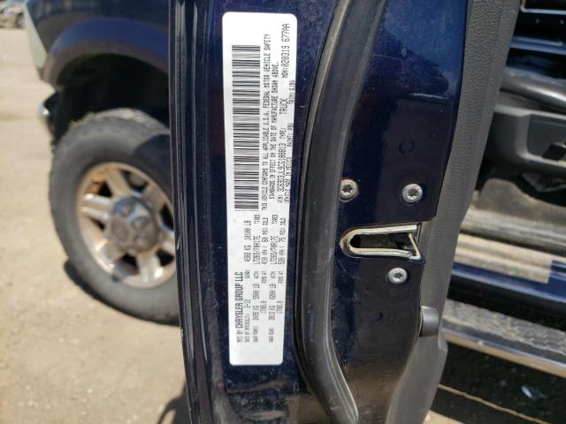 3C63D3JL9CG188813 - 2012 DODGE RAM 3500 LARAMIE BLUE photo 12