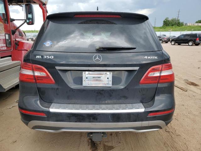 4JGDA5HB0CA059304 - 2012 MERCEDES-BENZ ML 350 4MATIC BLACK photo 6