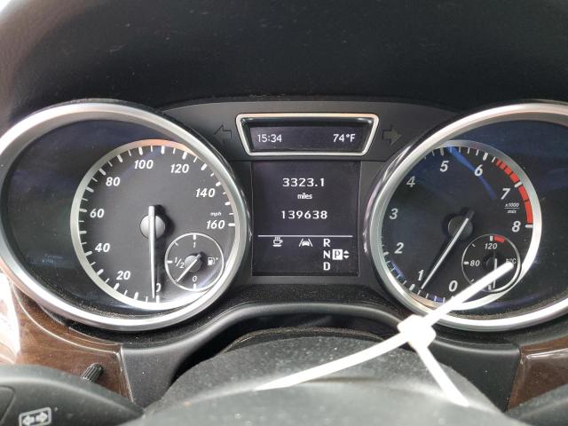 4JGDA5HB0CA059304 - 2012 MERCEDES-BENZ ML 350 4MATIC BLACK photo 9