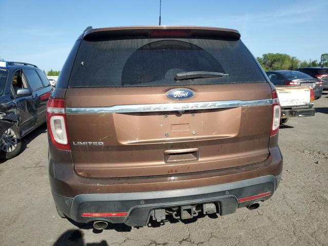 1FMHK7F82CGA95106 - 2012 FORD EXPLORER LIMITED TAN photo 6