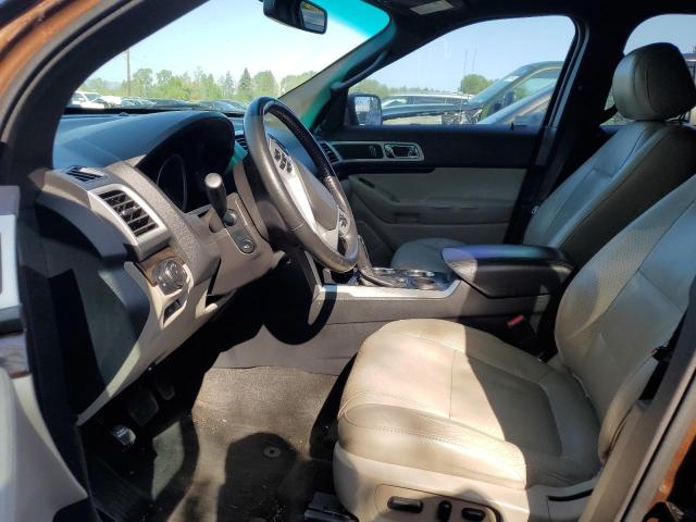 1FMHK7F82CGA95106 - 2012 FORD EXPLORER LIMITED TAN photo 7