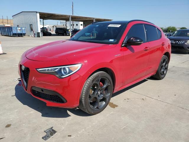 ZASPAKBN1N7D28274 - 2022 ALFA ROMEO STELVIO TI RED photo 1