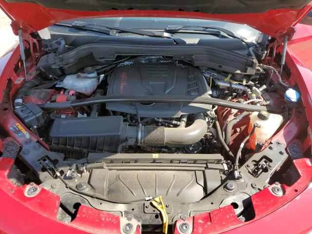 ZASPAKBN1N7D28274 - 2022 ALFA ROMEO STELVIO TI RED photo 11