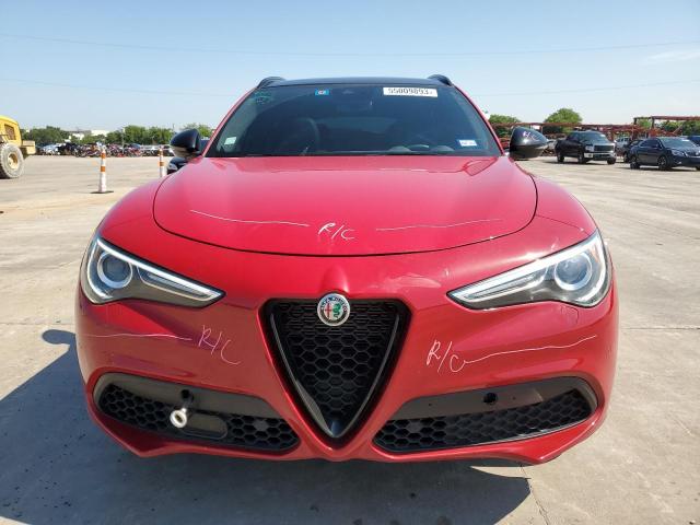 ZASPAKBN1N7D28274 - 2022 ALFA ROMEO STELVIO TI RED photo 5