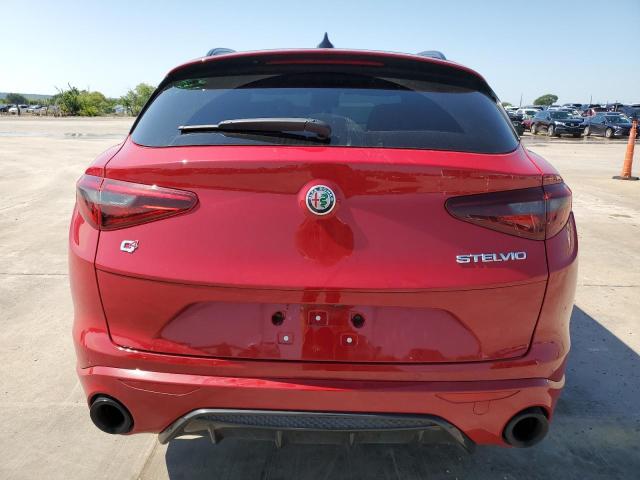 ZASPAKBN1N7D28274 - 2022 ALFA ROMEO STELVIO TI RED photo 6