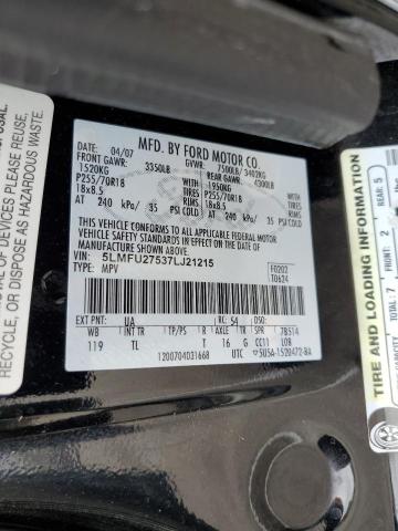 5LMFU27537LJ21215 - 2007 LINCOLN NAVIGATOR 黑色 照片 13