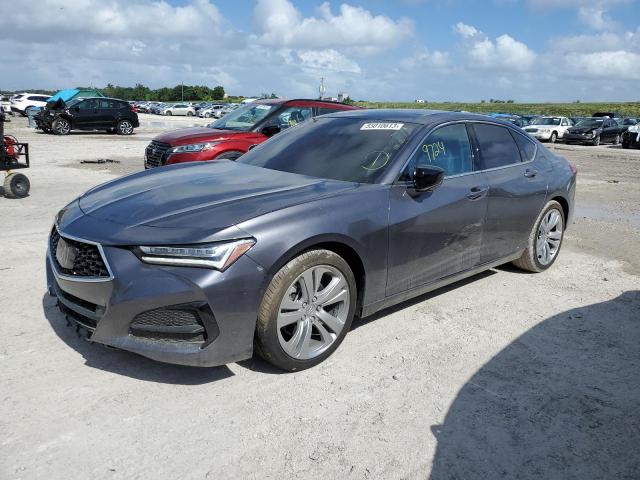 19UUB5F42NA002418 - 2022 ACURA TLX TECHNOLOGY ნაცრისფერი ფოტო 1